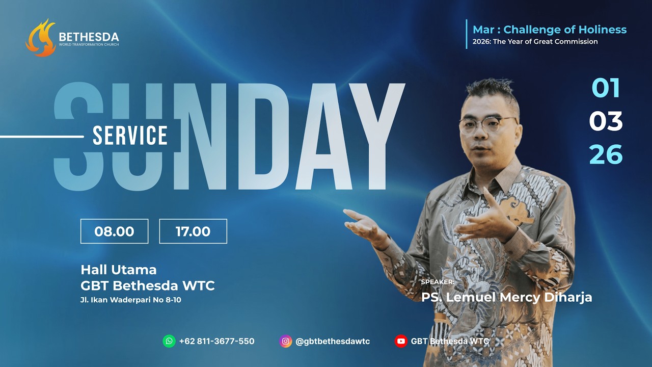 IBADAH MINGGU | PS. LEMUEL MERCY DIHARJA | 01-03-2026