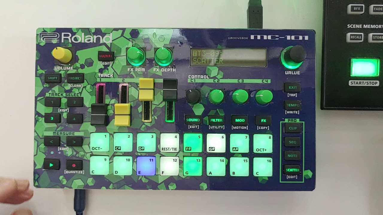 Roland MC-101だけでAcidぽいジャムセッション② 〜Only used MC-101, acid jam session〜