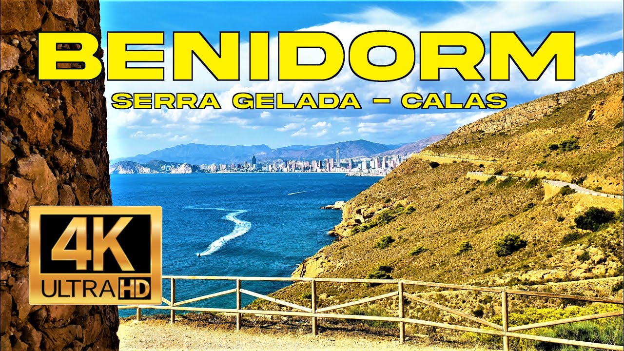 Caminando por Benidorm Serra Gelada - Calas (Alicante, Valencia, España) [4K UHD Ultra HD]