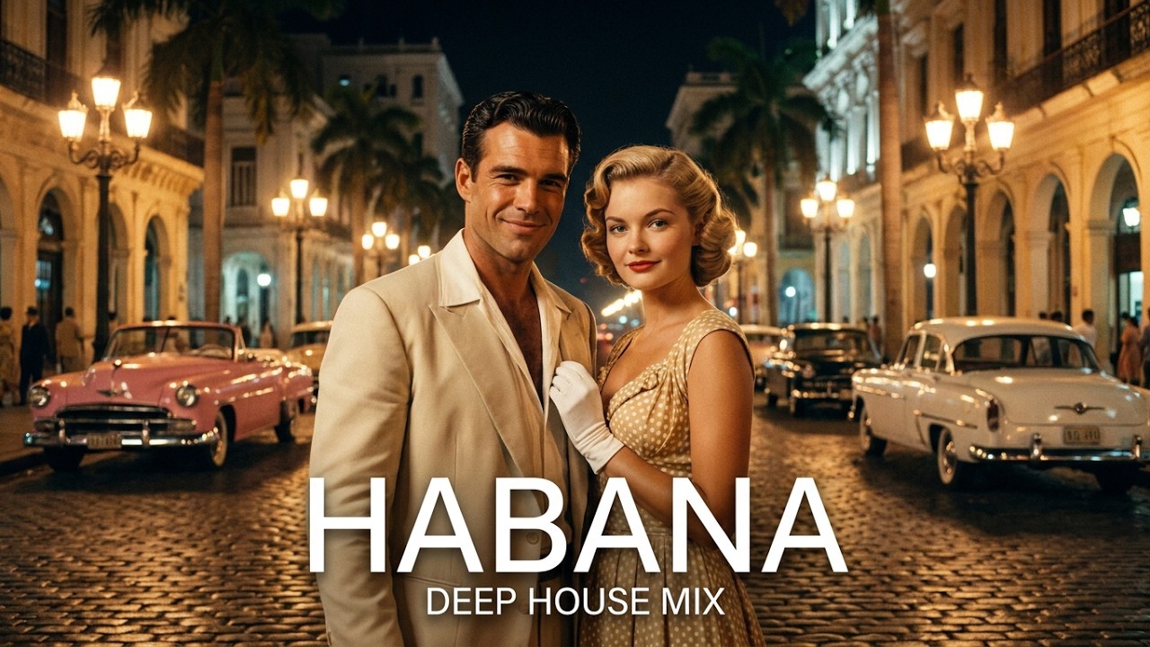 Retro Deep House Latino 1950s Playlist🌴🎶 Cuban Vibes & Havana Nostalgia.