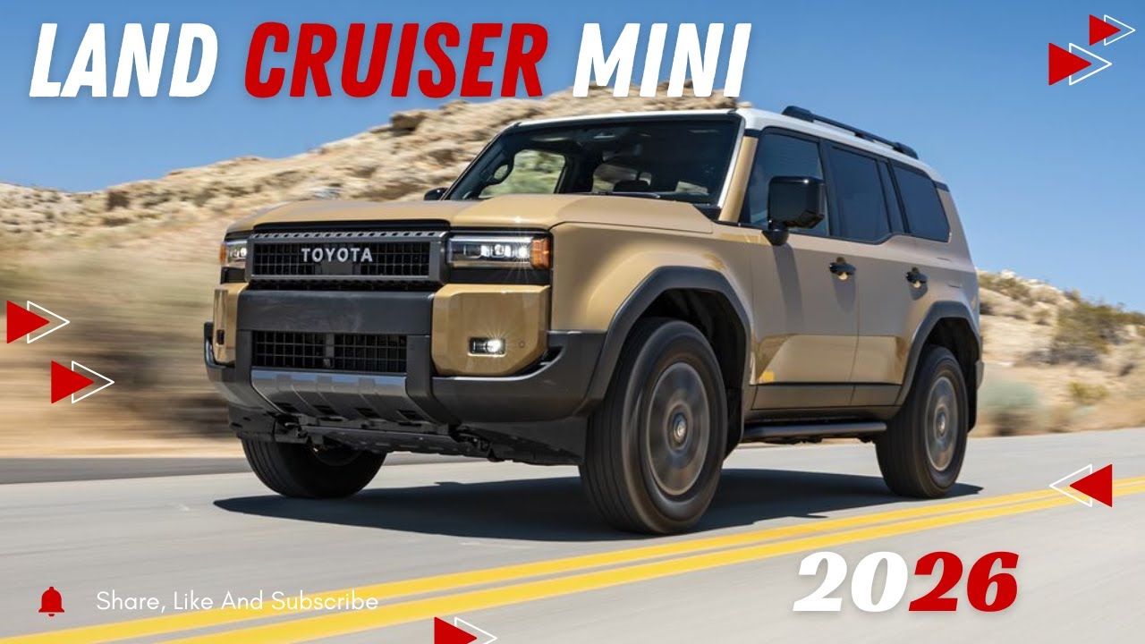 Land Cruiser Mini 2026 года — компактный внедорожный внедорожник!