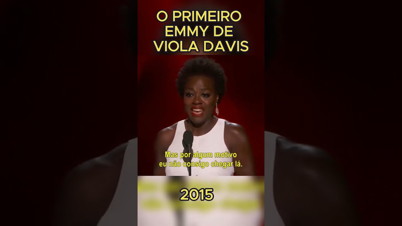Discurso emocionante de Viola Davis em 2015, primeira negra a vencer Emmy de melhor atriz dram&aacute;tica