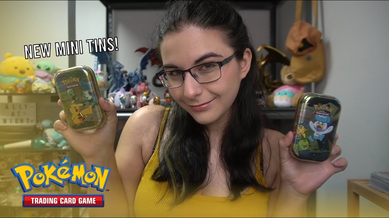 They're So Cute! | POK&Eacute;MON SCARLET & VIOLET MINI TINS OPENING