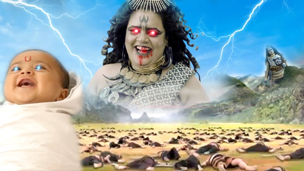कंस ने खूंखार ताड़का राक्षसी को कान्हा का वध भेजा @merekanha905