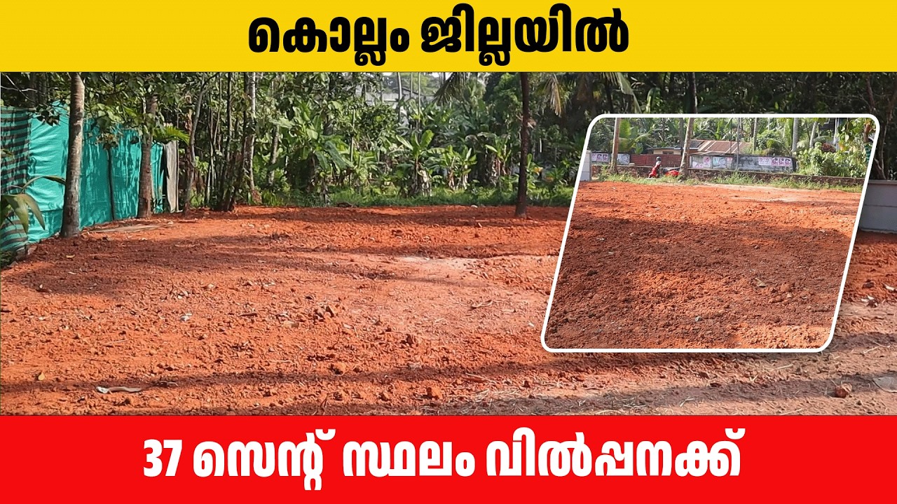 37 cent land for sale in Mukathala Kollam | praveen mathew 15.02.2026