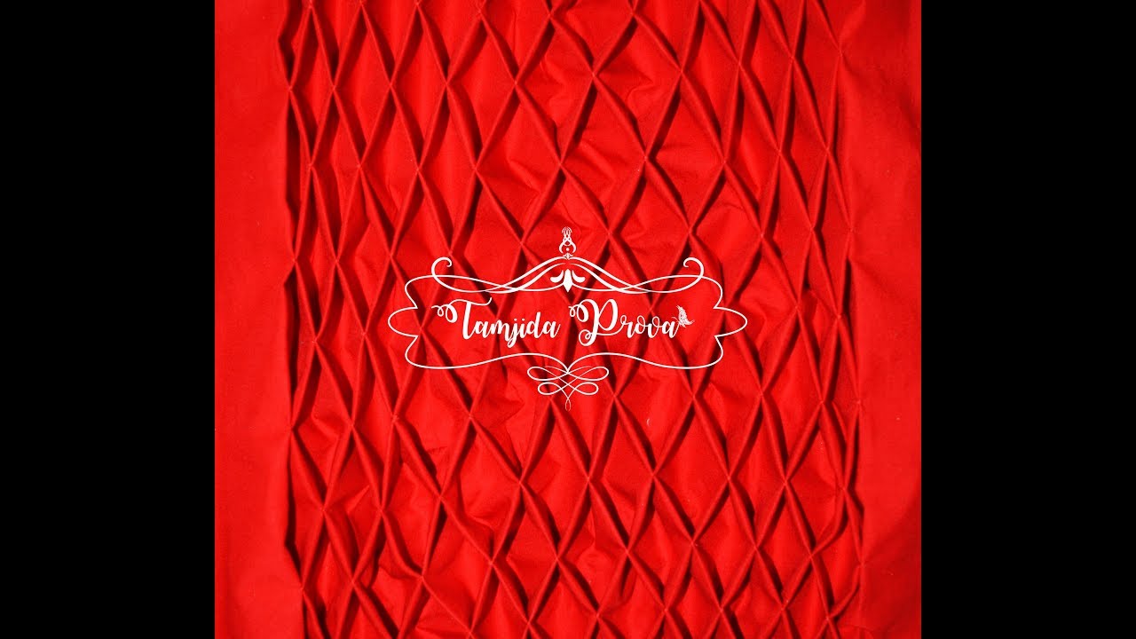 DIY Fabric Texture: Honeycomb Smocking || Fabric Manipulation