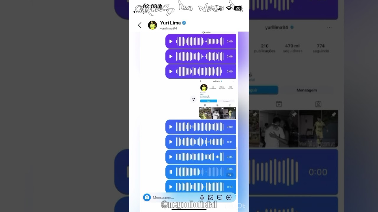 NEGO DI ZOA O YURI AP&Oacute;S ELE TRAIR A IZA | Cortes do Nego Di