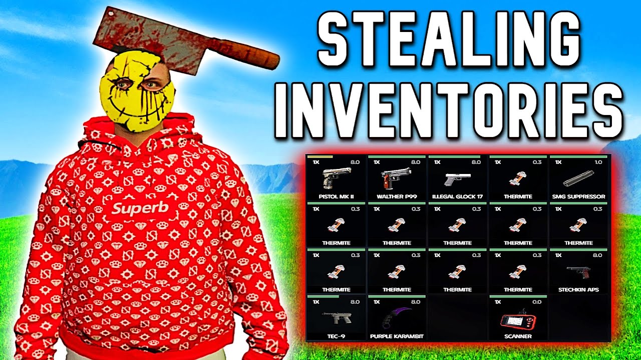 Кража инвентаря у членов банды SALTY... Троллинг в GTA RP