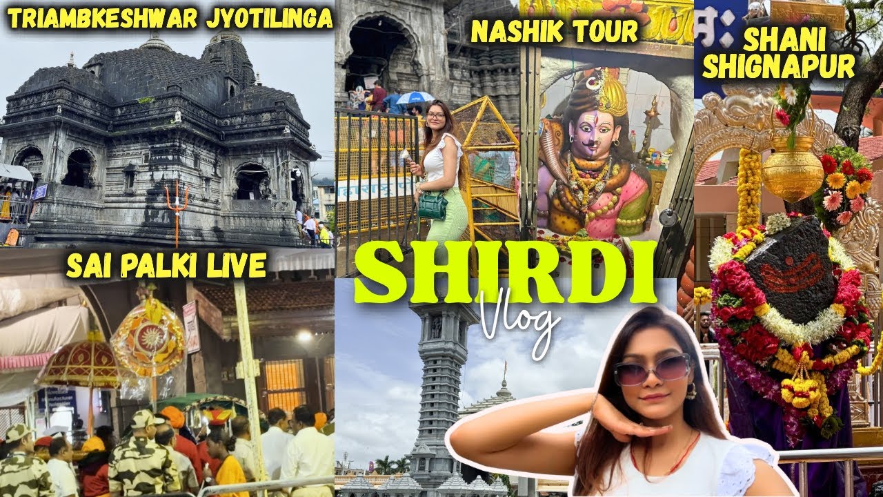 Shirdi Vlog 2025 | Sai Baba Thursday Palki | Nashik Trip, Triambkeshwar Jyotilinga | Shani Shignapur