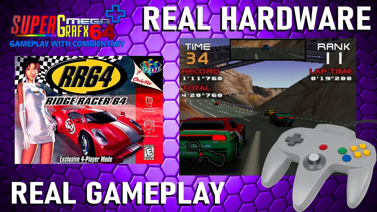 RIDGE RACER 64 - N64 - REAL HARDWARE