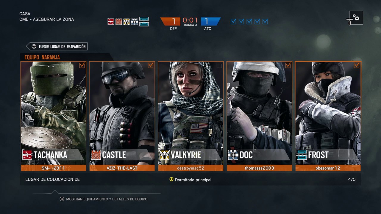 Tom Clancy's Rainbow Six® Siegue con destroyer
