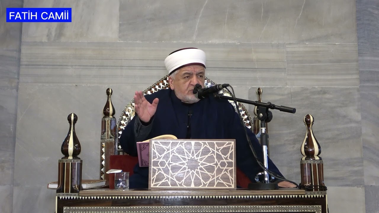 Fatih Camii Sohbetleri Vaiz Hamdi Arslan Hoca Efendi