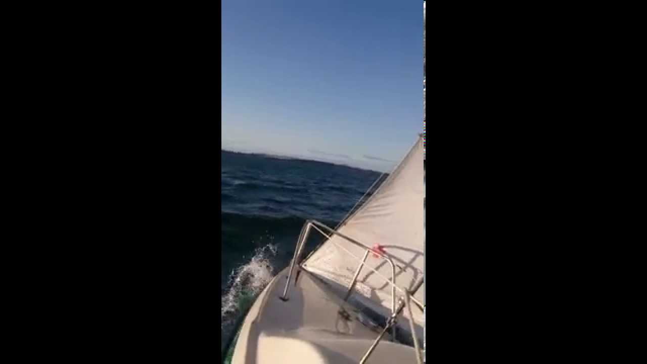 Hunter europa 19 sailing