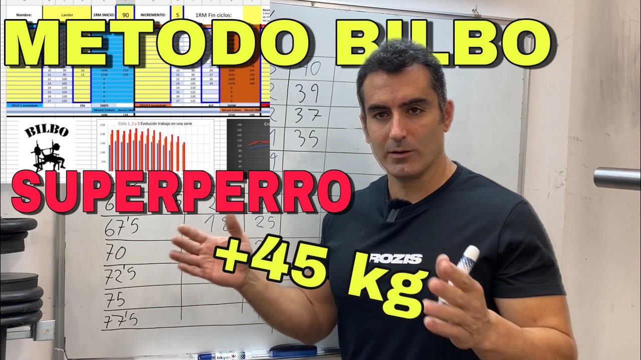 SUPER PERRO GANA FUERZA CON ESTE METODO DE ENTRENAMIENTO - MARCELO AUMENTA 45kg su RM EN PRESS BANCA