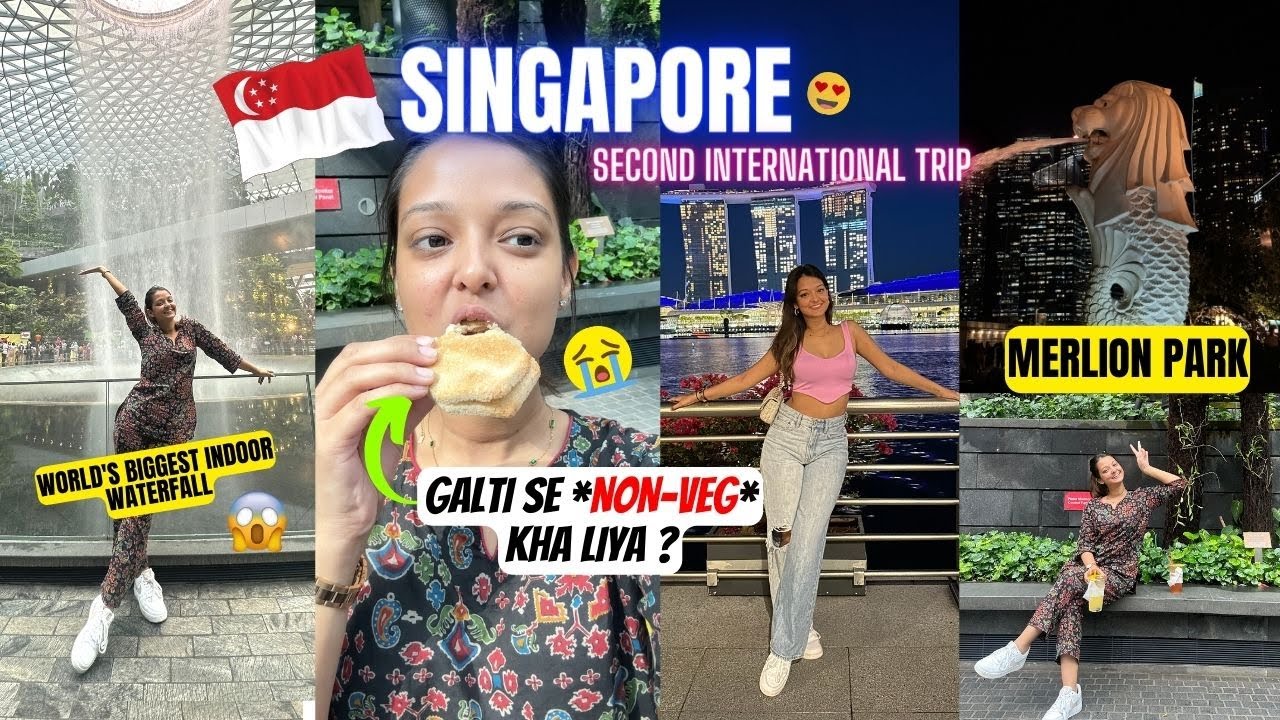 Mei *SINGAPORE* hu 😍 Galti se *NON-VEG* Kha liya?😱 FAMOUS BREAKFAST *KAYA TOAST*🤮 #DRIexplores