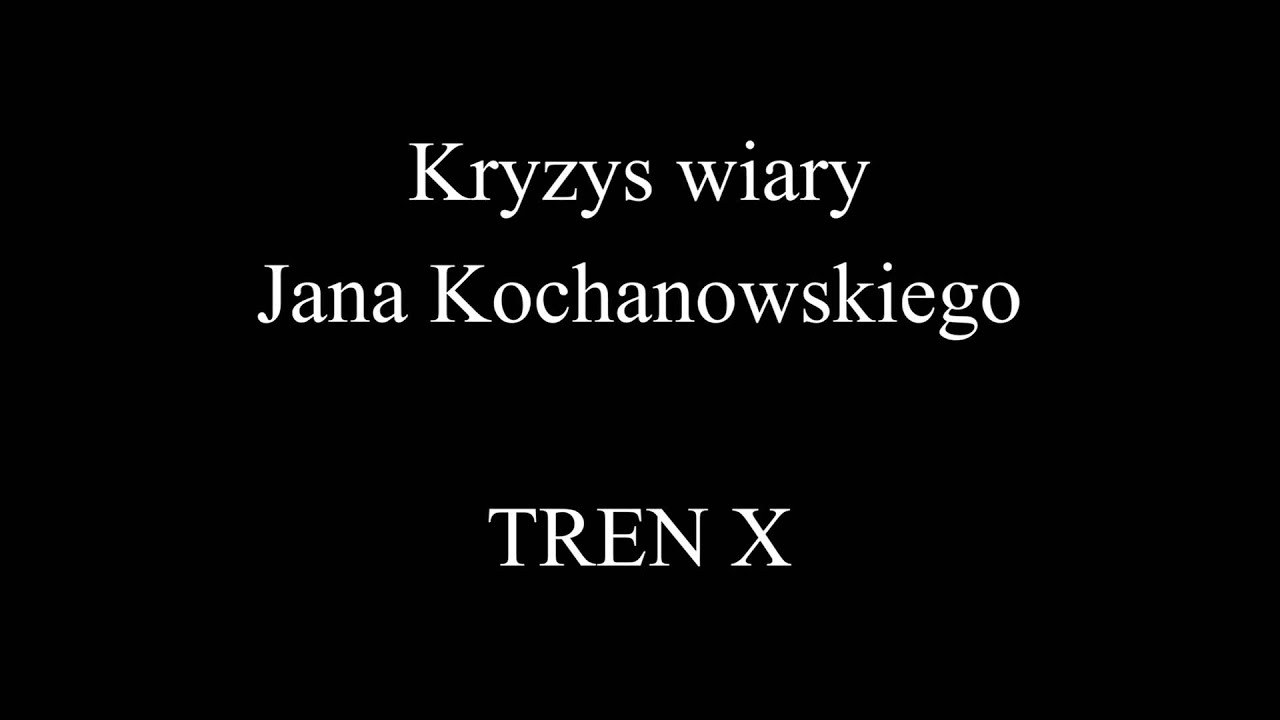 Kochanowski TREN X