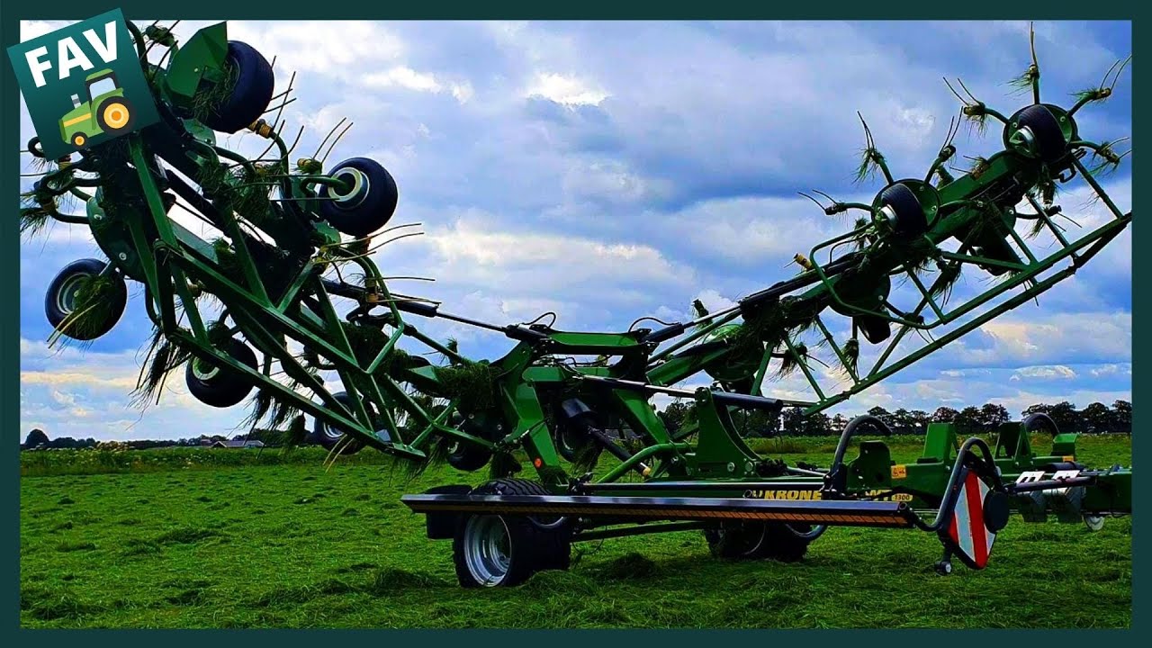 Krone KWT 1300 schudder | Krone Tedder | Abemec Demo [summer 2020]