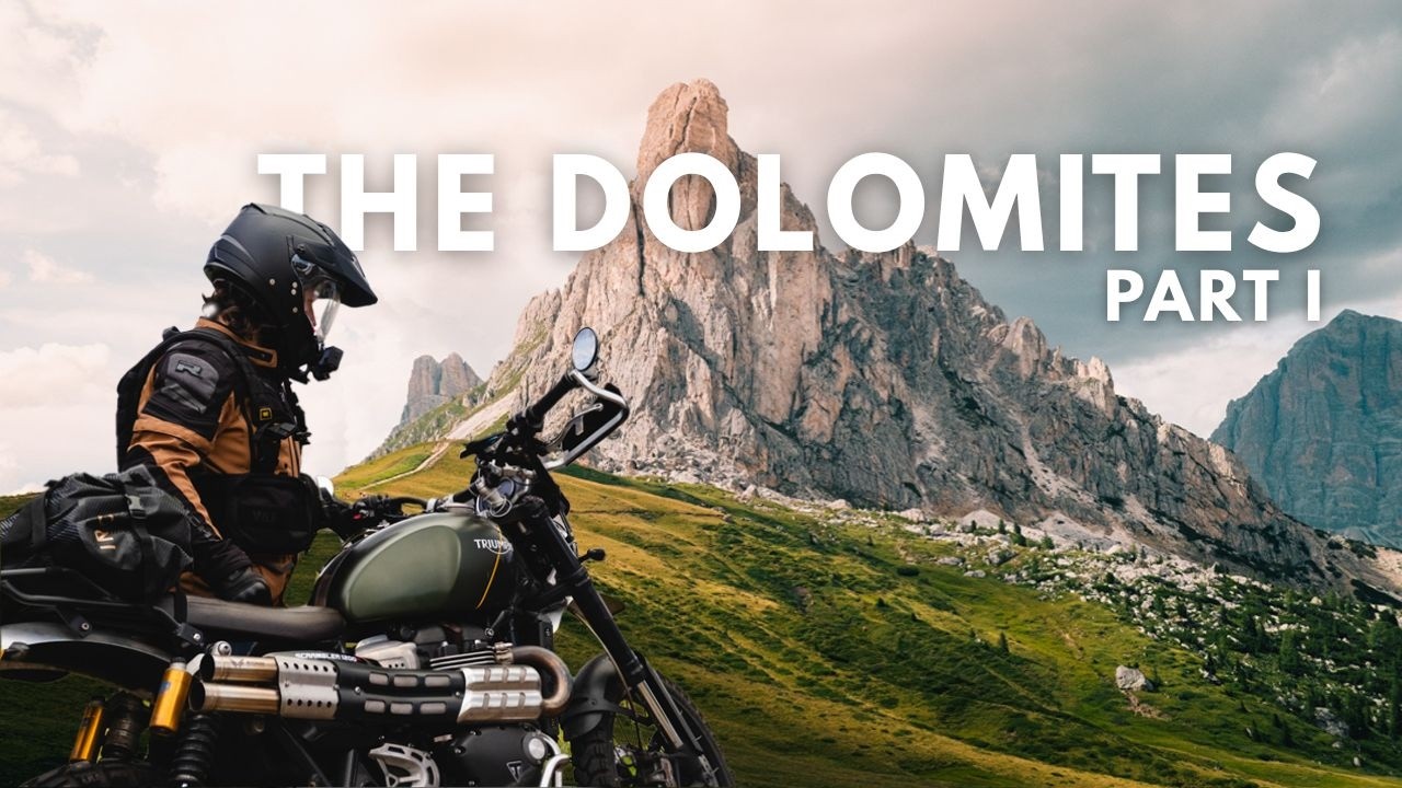 The Dolomites Motorcycle Adventure Part 1 - Giau Pass Ep.8