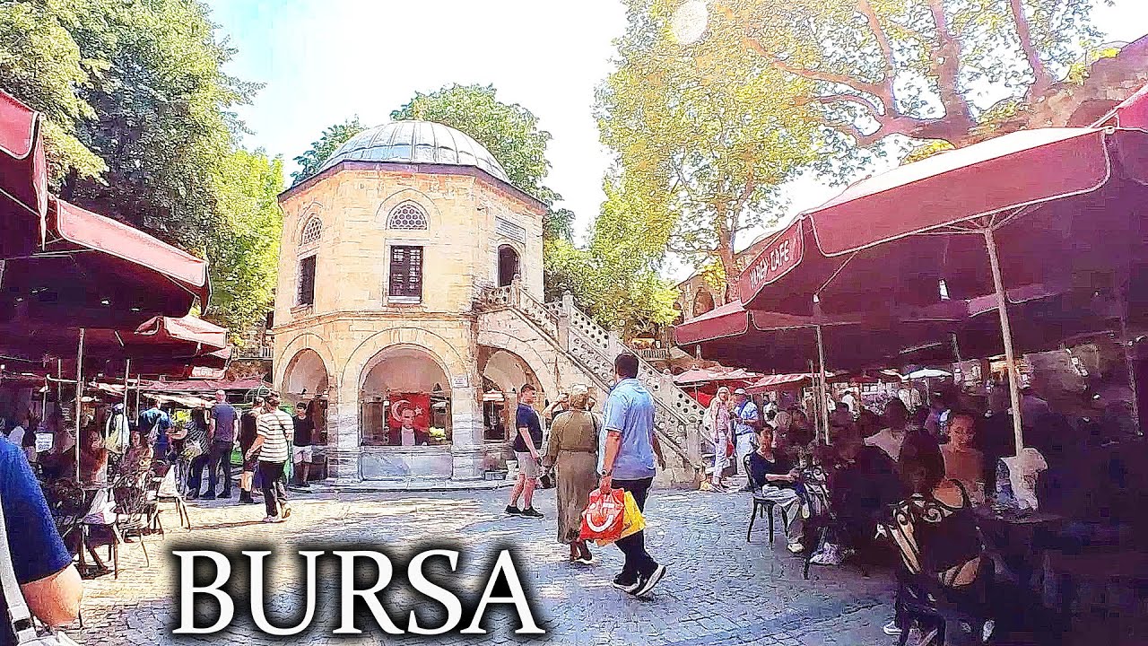 BURSA ŞEHİR MERKEZİ YÜRÜYÜŞ TURU - DOWNTOWN BURSA - BURSA CITY CENTER WALKING TOUR TURKIYE 2025