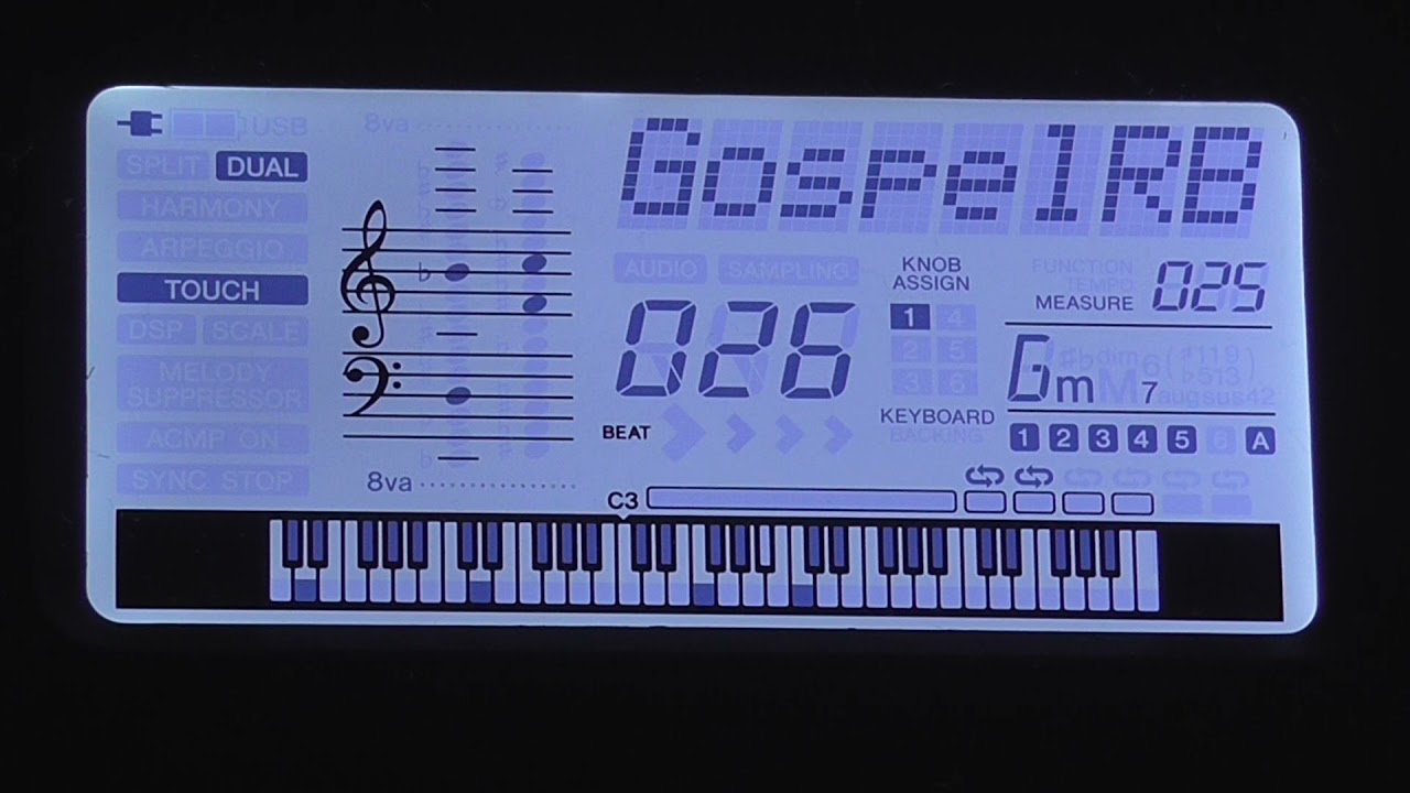 26-Gospel RB YAMAHA psr E463
