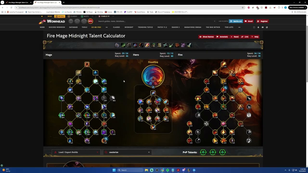 Размышления об изменениях магов в Midnight Alpha — Древо классов