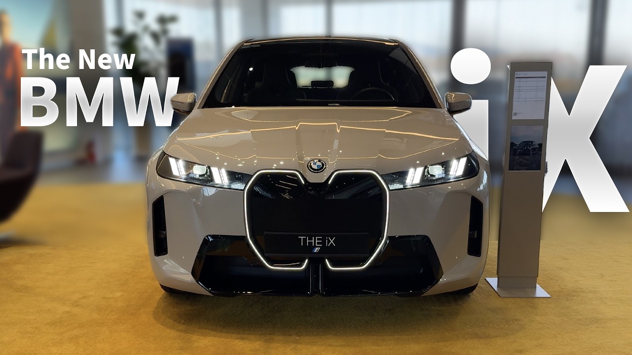 페리된 신형 모델 BMW iX를 봤습니다. 1회 충전 최대 주행가는거리 538km | 4K Pov review