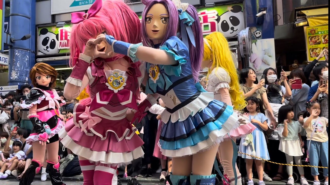 全プリキュアパレード　横浜中華街　all  prettycure parade