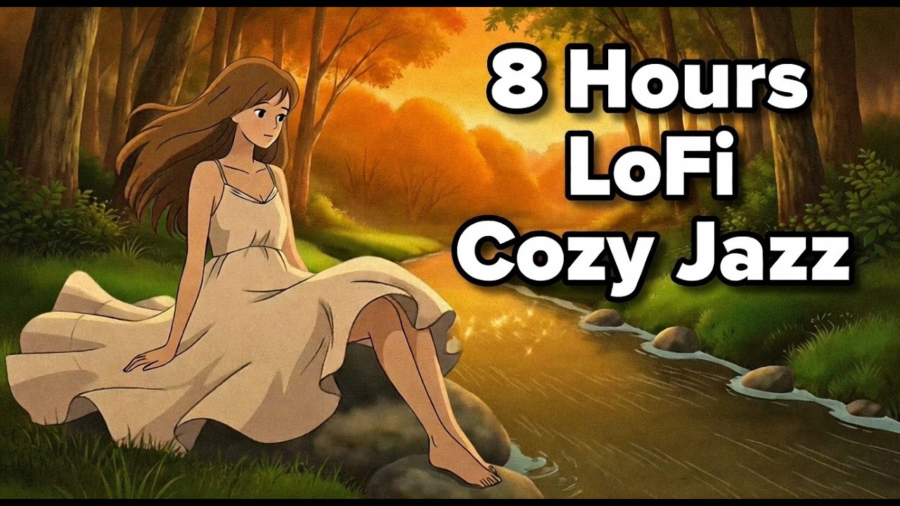 LoFi jazz to study / relax / sleep to 🌅 | 8 hour chill beats