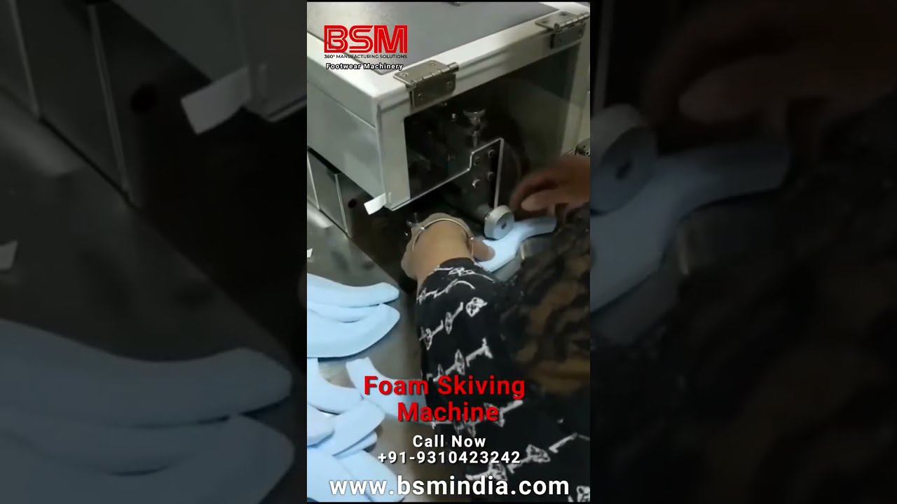 Foam Skiving Machine - Skiving Machine - Precision Skiving Machine - Skiving Process