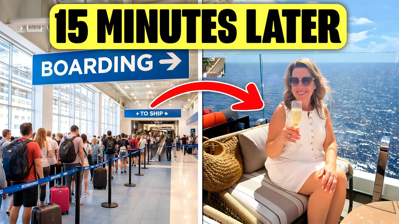 10 INSANELY EASY & FAST Cruise Embarkation Day Tips (Low Stress)