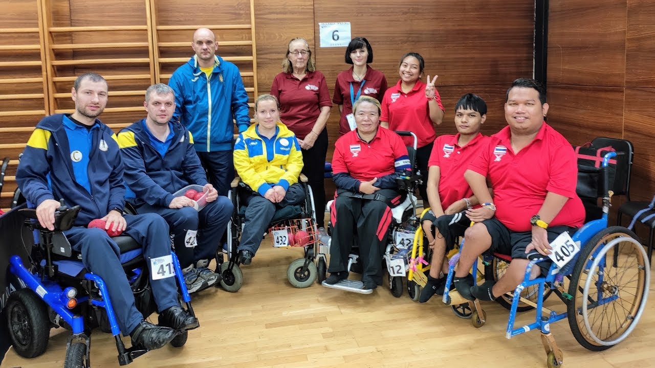BISFed 2019 Povoa Boccia World Open - Pair BC4 - Pool B - Ukraine v Thailand