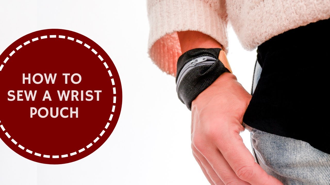 How to Make a Wrist Pouch with a Zipper