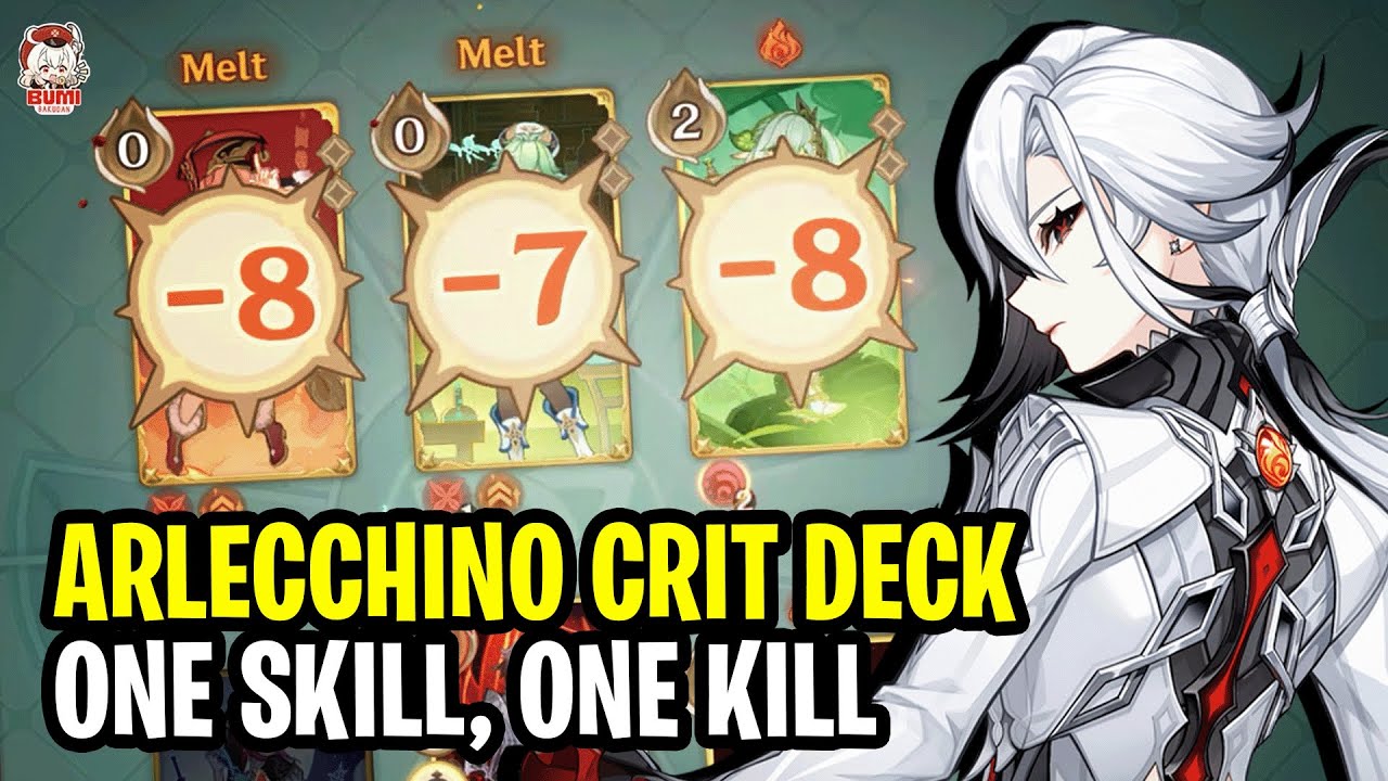 Arlecchino Can Do One Crit, Delete! | Genshin TCG