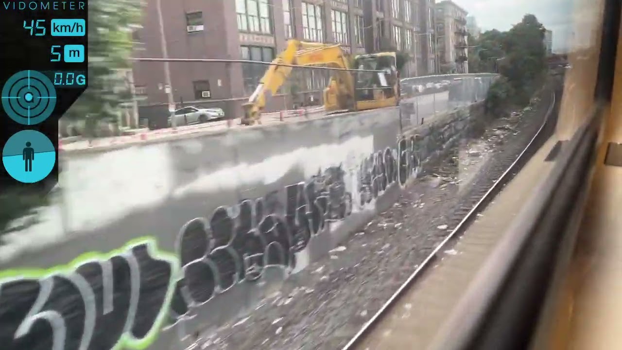 Riding MBTA commuter rail Worcester line express train #525 from South station to Worcester