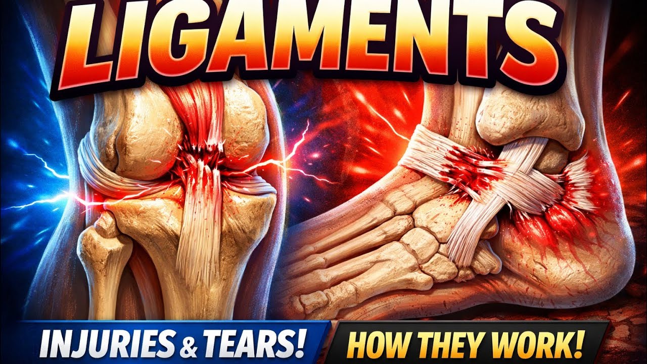 📌 Ligaments – Complete & Detailed Lecture | Anatomy | Functions | Types | Clinical Importance