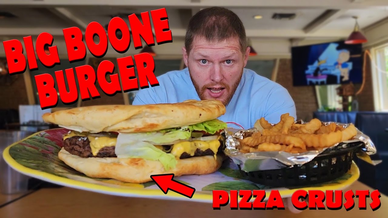 The Big Boone Burger at Camp Pizza