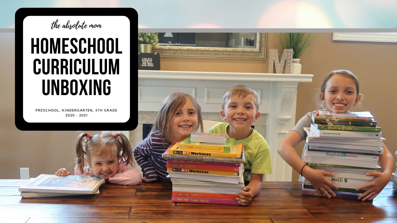 Homeschool Curriculum Unboxing 2020-2021 School Year / BJU Press / Unboxing / The Absolute Mom