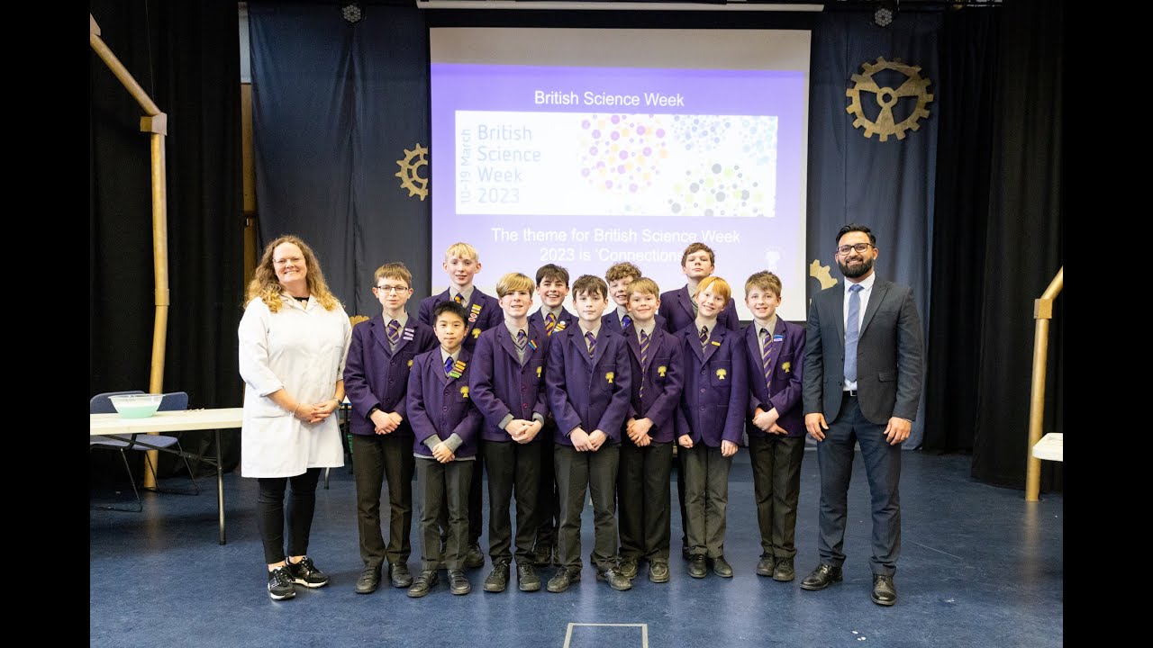 Year 8 Deliver Pre-Prep's Science Week Assembly 2023