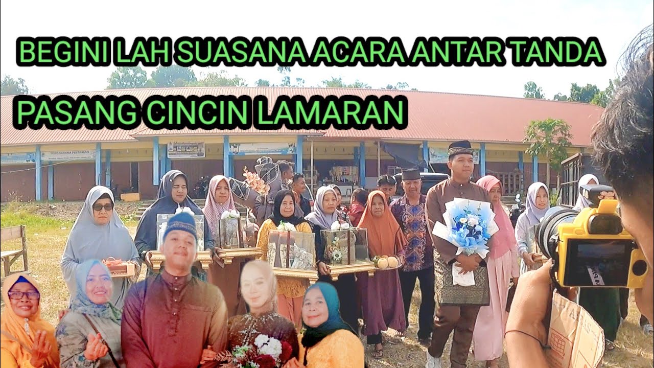 SUASANA ANTAR TANDA LAMARAN KE RUMAH MEMPELAI WANITA,, KELAYANG RIAU