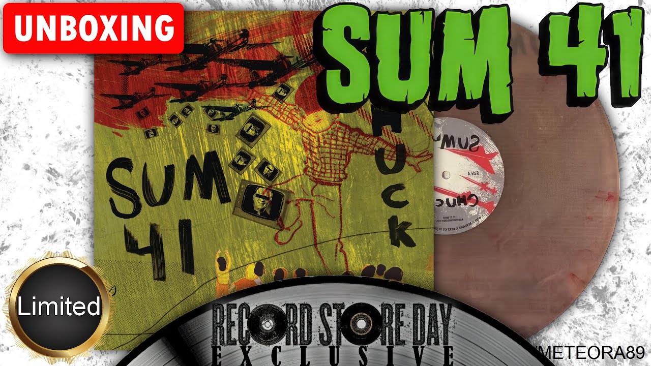 Sum 41 - Chuck (Vinyle Cream Translucent + Red & Grey Splash RSD 2023 Edition Limitée) | 📦UNBOXING
