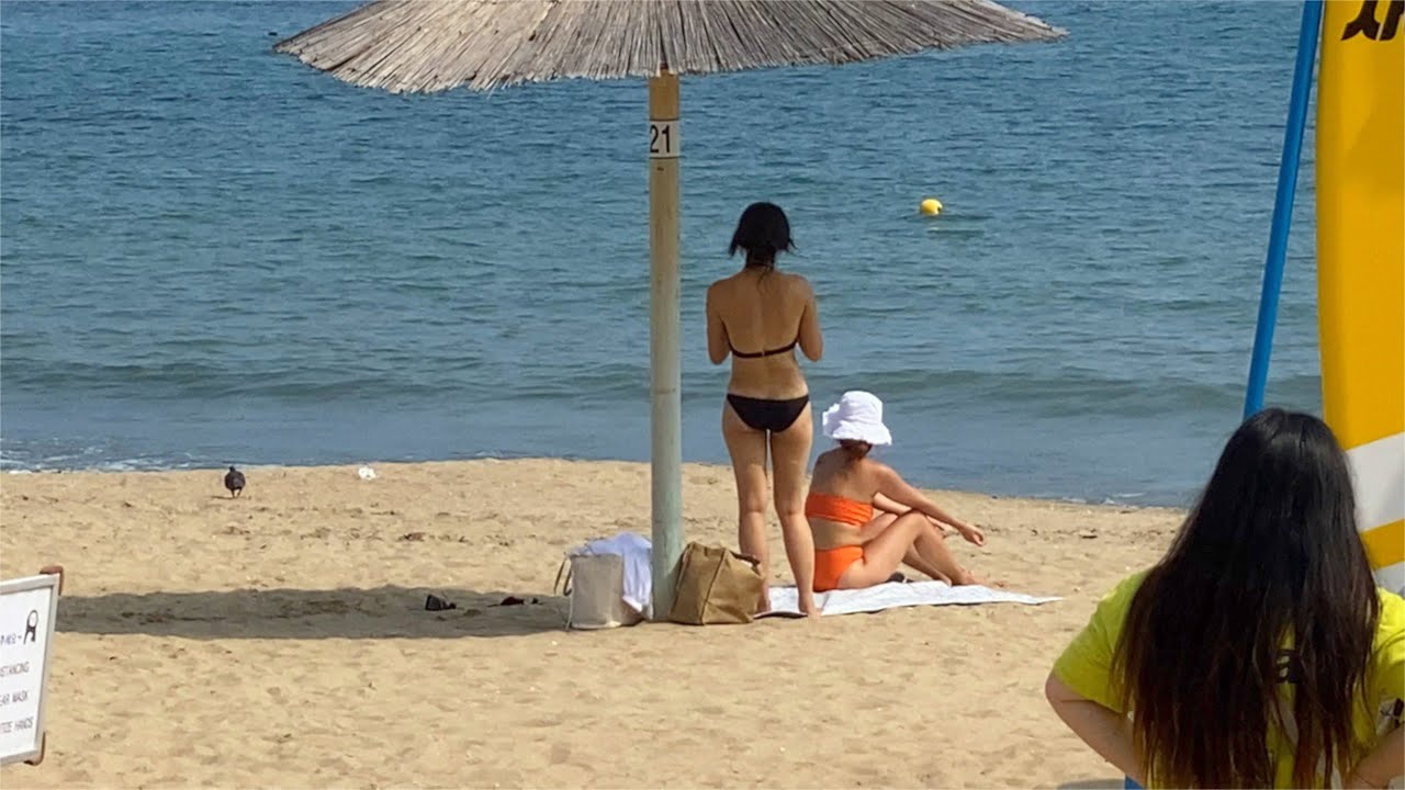 [4K] Busan Gwangalli Beach [부산 광안리 해수욕장]: Popular Beach Among Young People - 2020