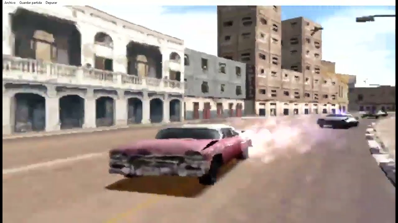 High-speed police chase in Havana, Cuba, Driver 2 - Part 7