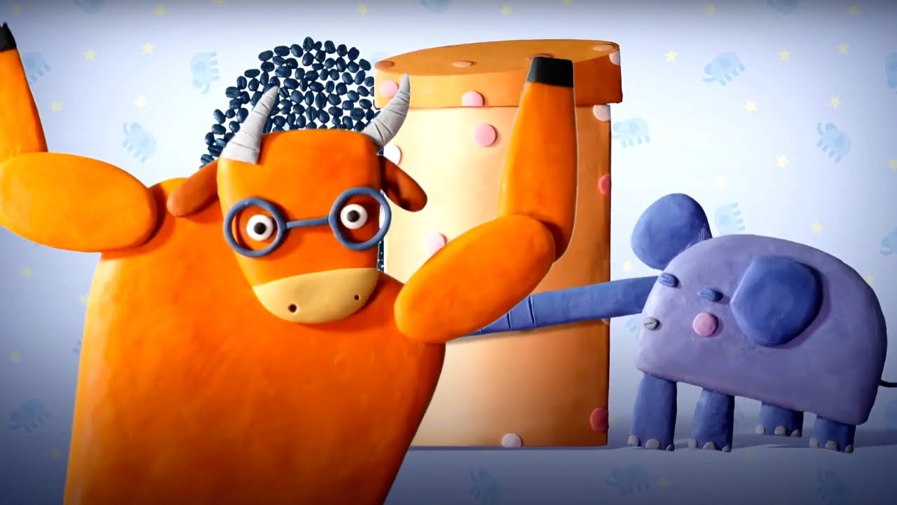 Claymotions - WHO IS STRONGER? 🐾 Learn Animals 🟡 Cartoon Box