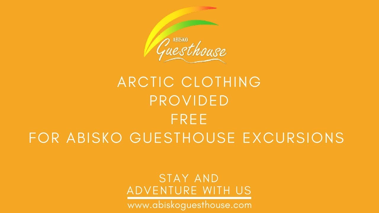 What you DON'T need to pack for a trip to Abisko, Lapland - Abisko Guesthouse
