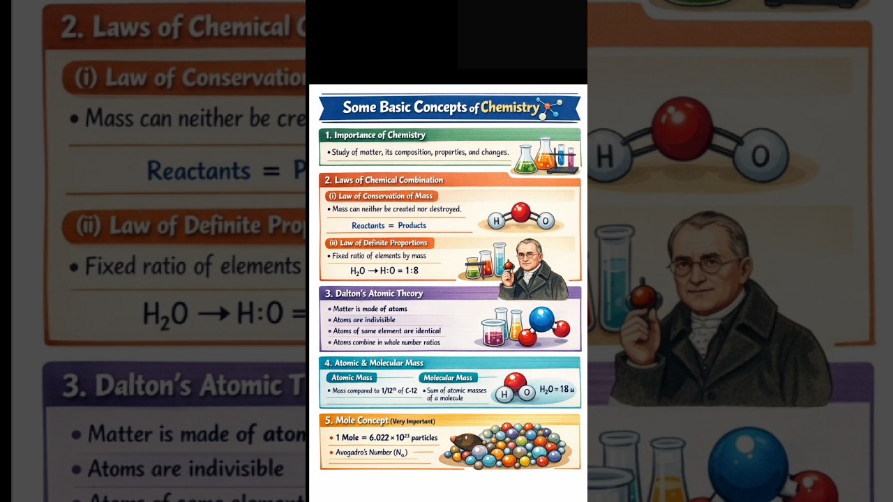 Class 11 Chemistry Chapter 1 One Shot | Some Basic Concepts of Chemistry | NCERT 