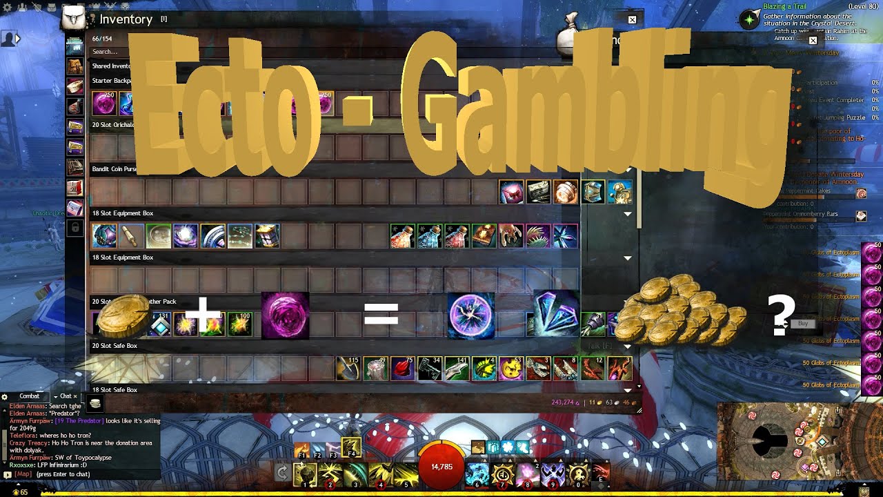 GW2 - Ecto-Gambling - Making 1,000g in 5mins!