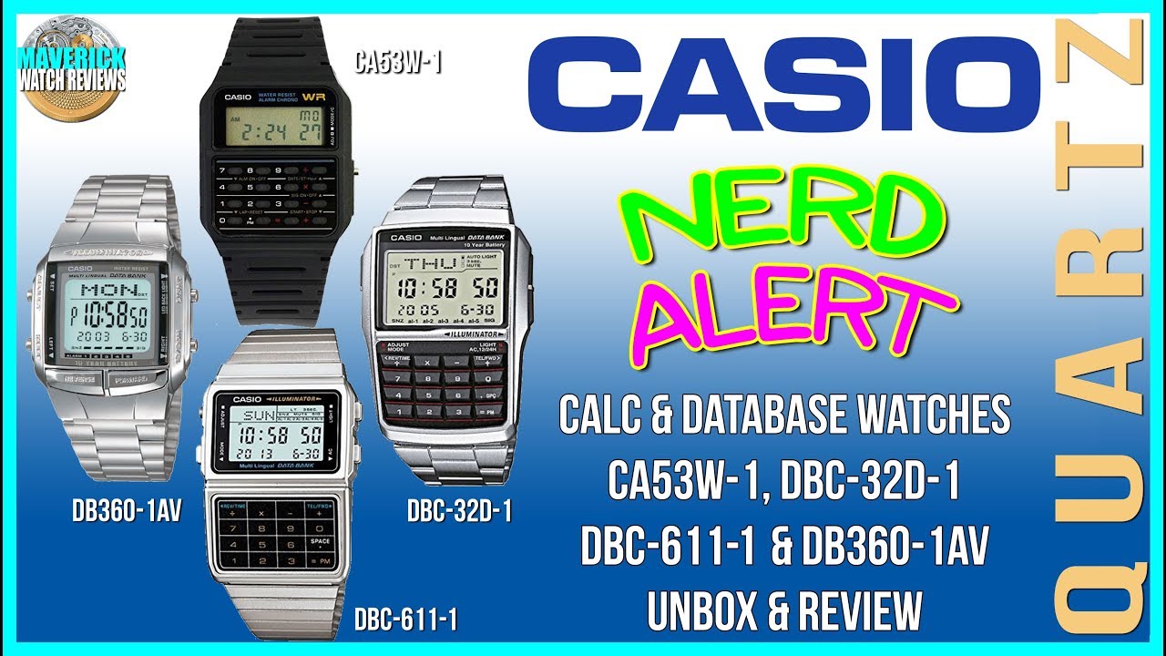 Любовь не купишь! | Сравнение, распаковка и обзор лучших часов Casio с калькулятором и базой данных