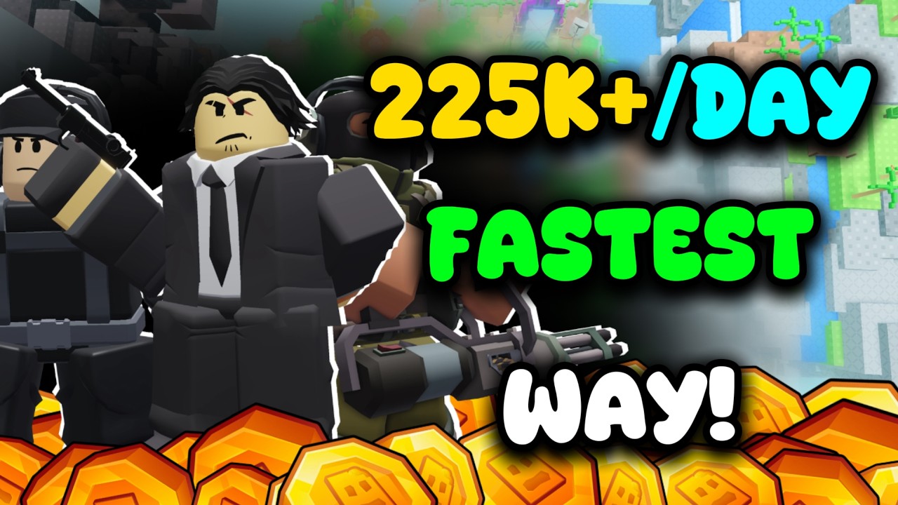 [225K+/DAY] Solo Coin Grind Strat + Tower XP (FULL GUIDE) (ONLY 2 TOWERS) | Roblox TDS