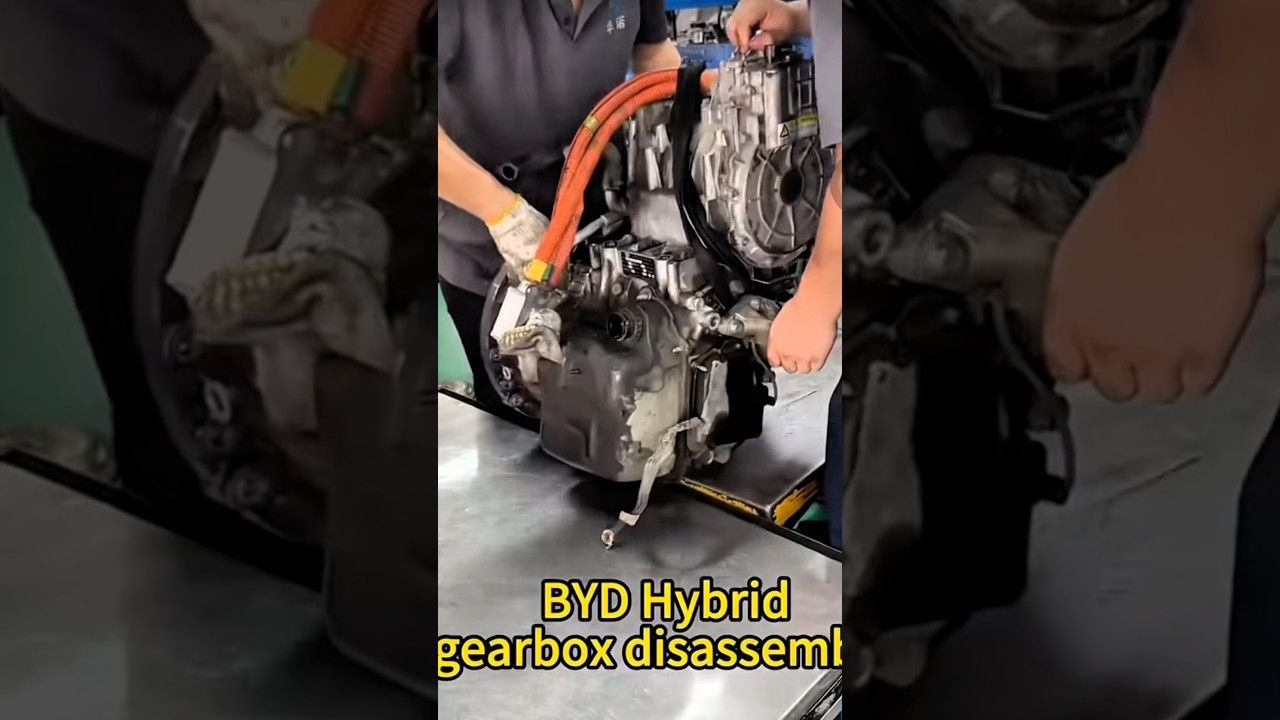 BYD Hybrid Gearbox Disassembly &ndash; Step by StepEver wondered what&rsquo;s inside a #BYD #hybrid #gearbox?