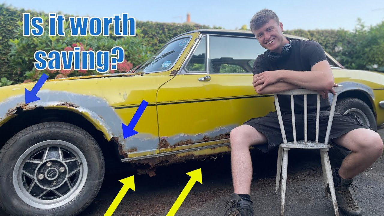 ROTTEN Triumph stag V8 pre-restoration Checks!